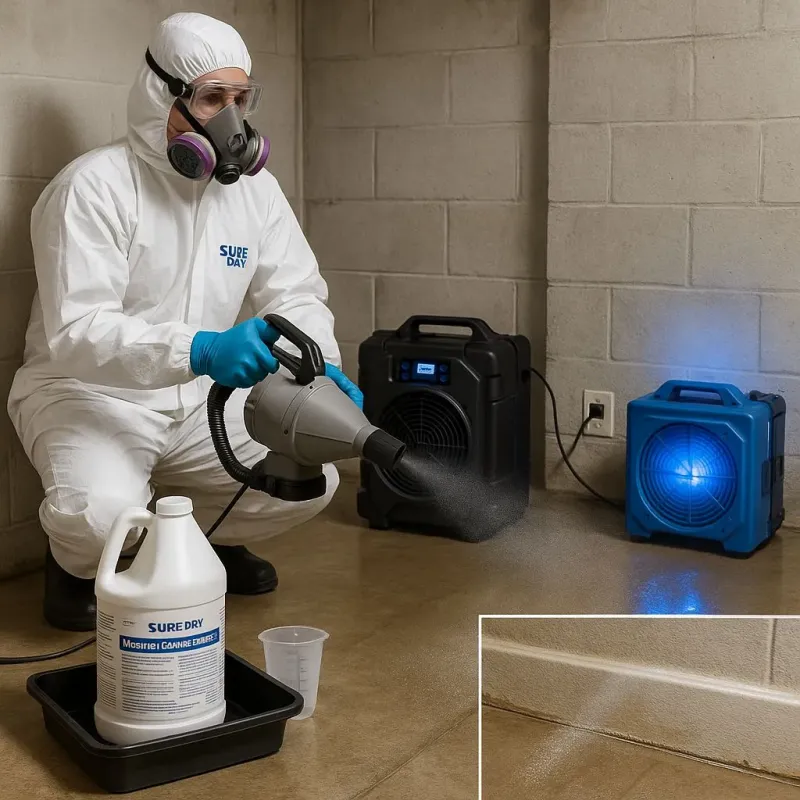 Sanitization and Odor Removal process in Herriman, UT